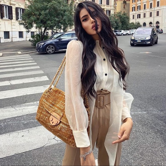 Zara Tops - NWT Zara Organza Blouse